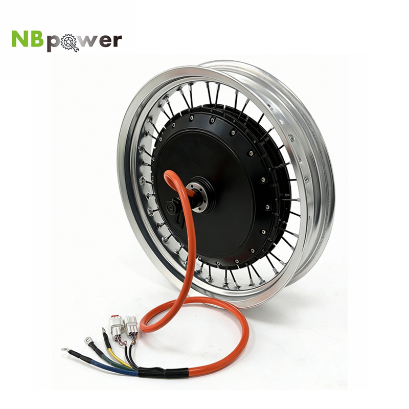 72V 8000W Brushless Hub Motor - Colorido 17x3,0 NBpower/QS V3 273 40H