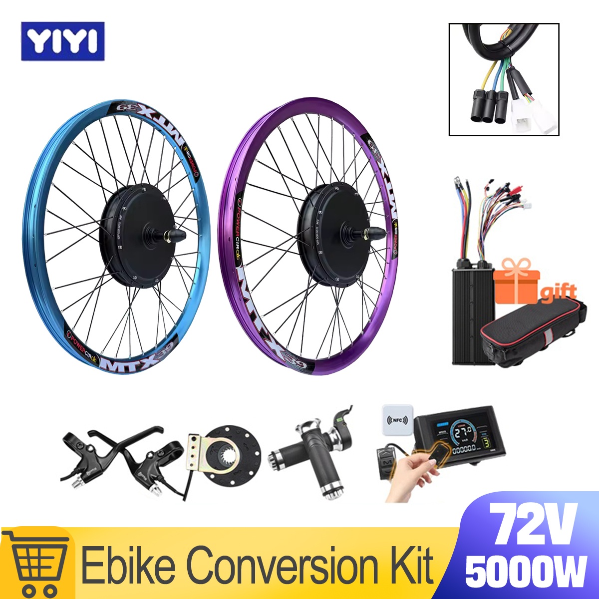Nuevo Kit de Conversión para B - 5000W Hub Motor Kit 72V reseña y precio