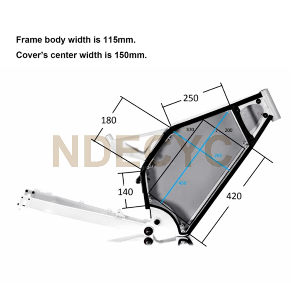 NBpower-Cuadro de bicicleta el - 3000W Stealth Bomber Motor reseña y precio