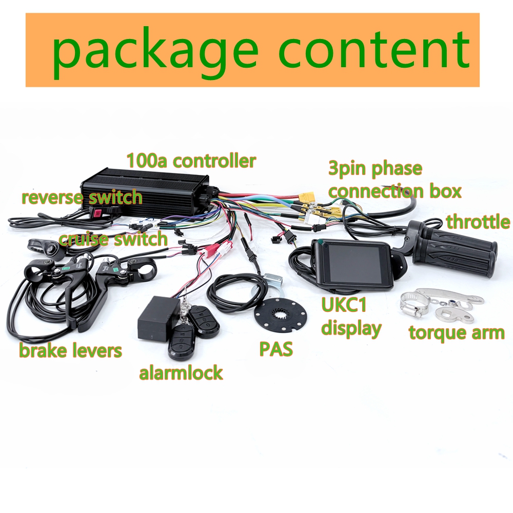 Kit de conversión NBpower para - 5000W Hub Motor Kit 72V reseña y precio