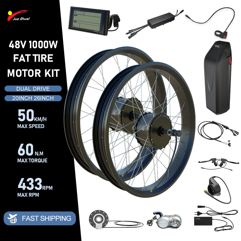 Kit de Conversión para Bicicle - Dual Motor Ebike Kit 2000W reseña y precio