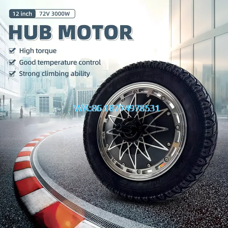 Kit de Motor de Cubo BLDC de 1 - 5000W Hub Motor Kit 72V reseña y precio