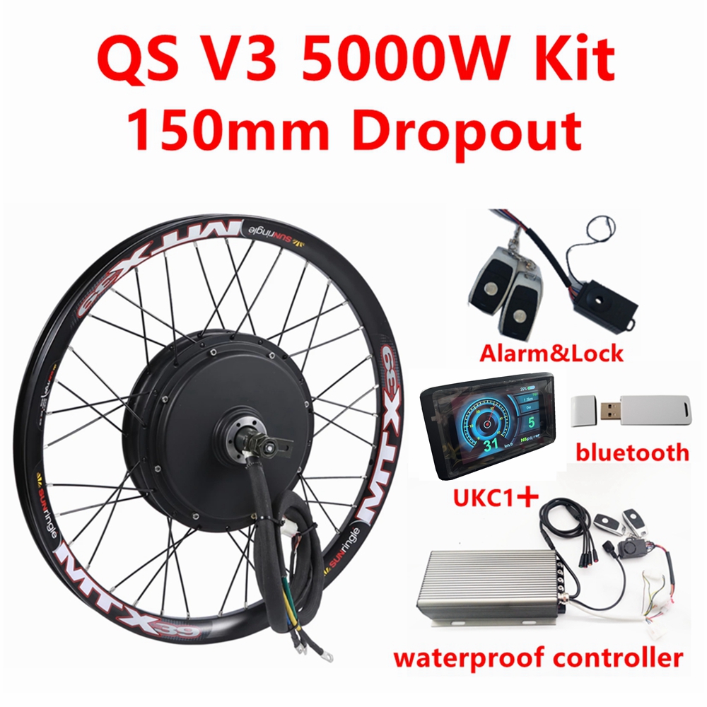 Kit de conversión de bicicleta - 5000W Hub Motor Kit 72V reseña y precio